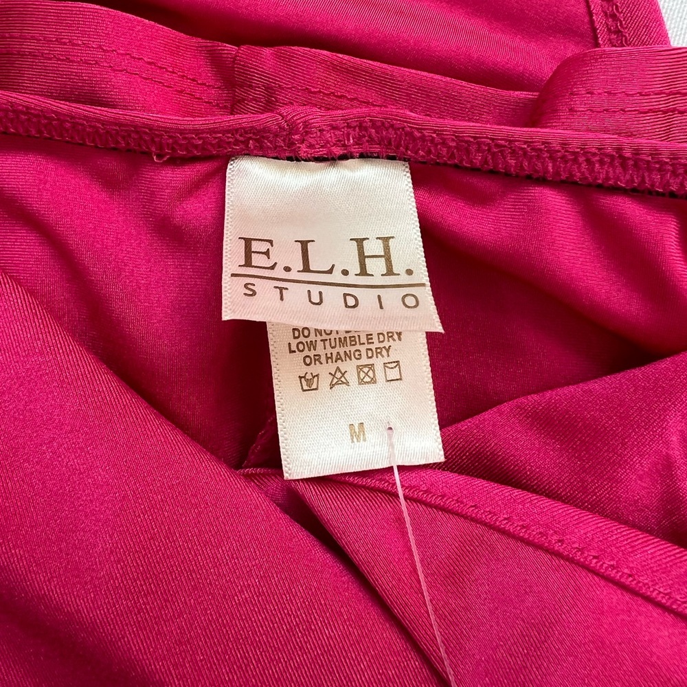 NWT-E.L.H Studio Pink Mini Dress. - Picture 5 of 7